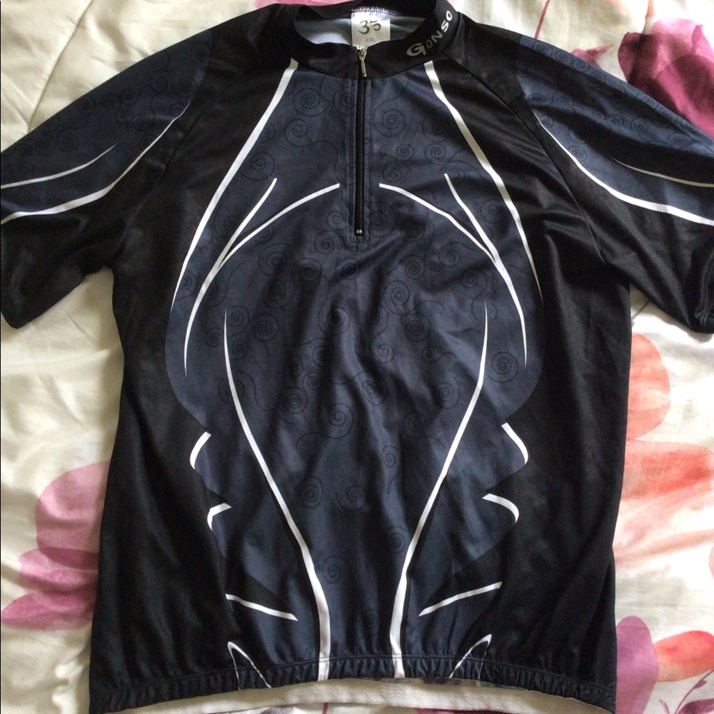 Polyester biking cycling shirt unisex breathable lightweight